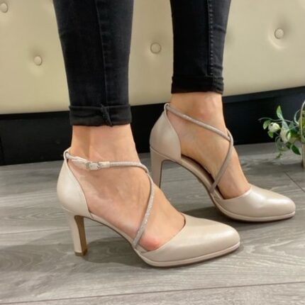 Tamaris Rose Pearl Strappy Platform Shoe 1-24408-20 593.