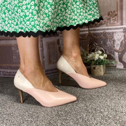 Kate Appleby Malvern Court Shoe - Blush Split.