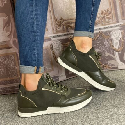 Tamaris 1-23739-43-722 Olive Trainer.