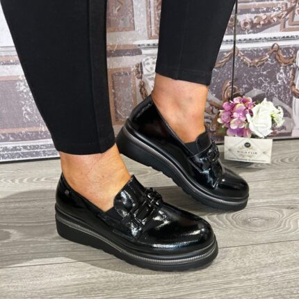 Zanni & Co "Simak Ink" Platform Loafer.