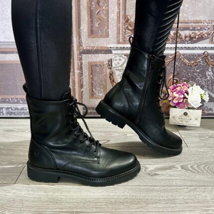 Tamaris 1-25215-45-001 Black Combat Boot