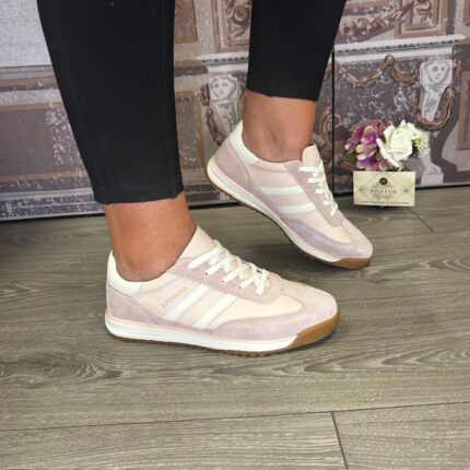 Drilleys “Seventy Three" Pale Blush Trainer