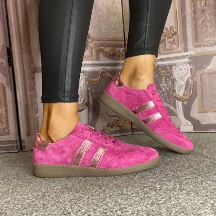 Drilleys “Sixty Four” Hot Pink Trainer.