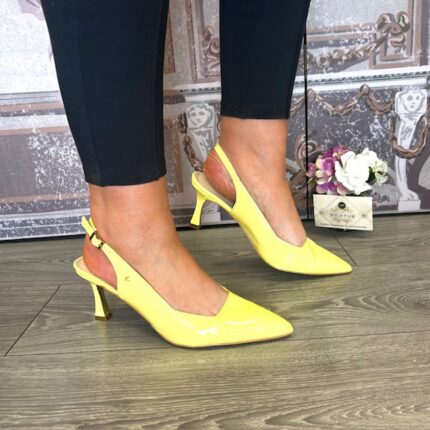 Kate Appleby "Denham" Sunflower Patent Slingback