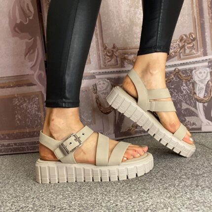 Tamaris "1-28233-46-341" Taupe Gladiator Sandal