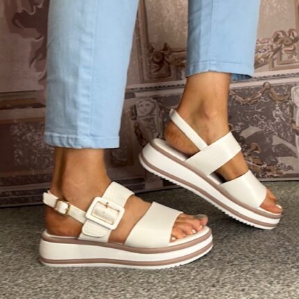 Zanni & Co "Payari" Crystal Zig Sandal