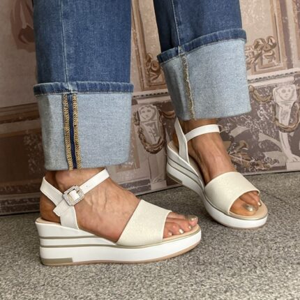 Lloyd & Pryce Tommy Bowe Collection "Taumanta" Bling Sparkle Wedge Sandal