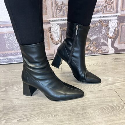 Tamaris "1-25317-47-001" Black Sock Boot
