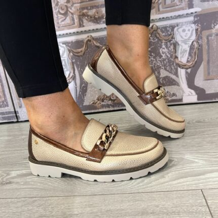 Zanni & Co. "Daqia"Chiffon Topaz Loafer