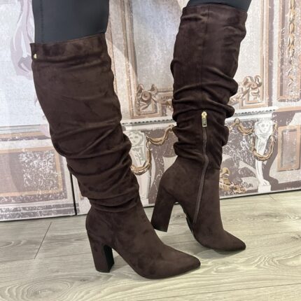 Una Healy "Famous Friends" Espresso Knee High Boot