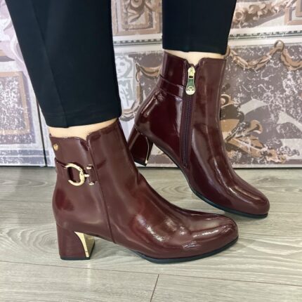 Zanni & Co. "Meicun" Cherry Ankle Boot
