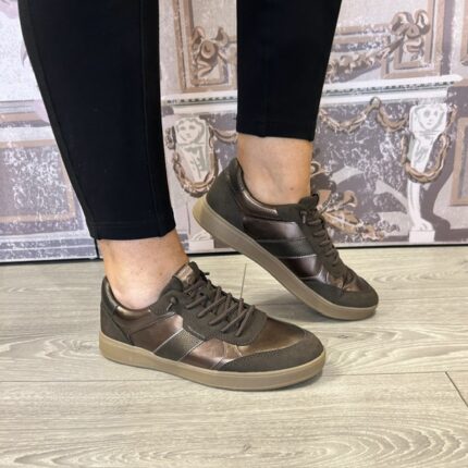 Tamaris "1-23747-47-351" Mocca Trainer