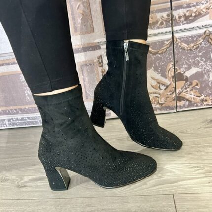 Kate Appleby "Kenneth" Schwarz Black Sock Boot