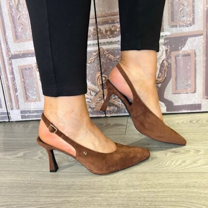 Una Healy "Let The Mystery" Choco Court Shoe.