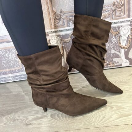 Una Healy "Taste Back" Choco Calf Slouch Boot.