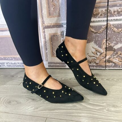 Una Healy "Picture Window" Vinyl Black Mary Jane Pump